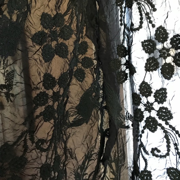 Sheer, Fringe, Lace Top - Picture 2 of 2